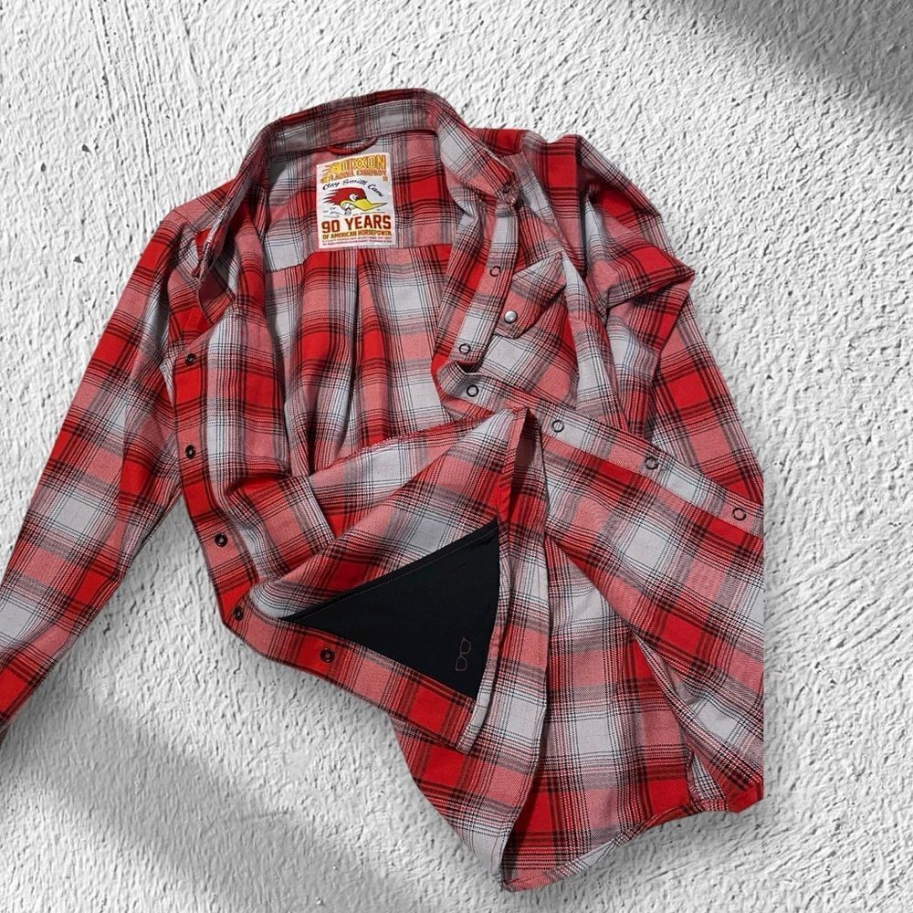 DIXXON Shirt Flannel NEW Clay Smith Pearl Snap Coastal Cowgirl Women’s Size S - Picture 6 of 11